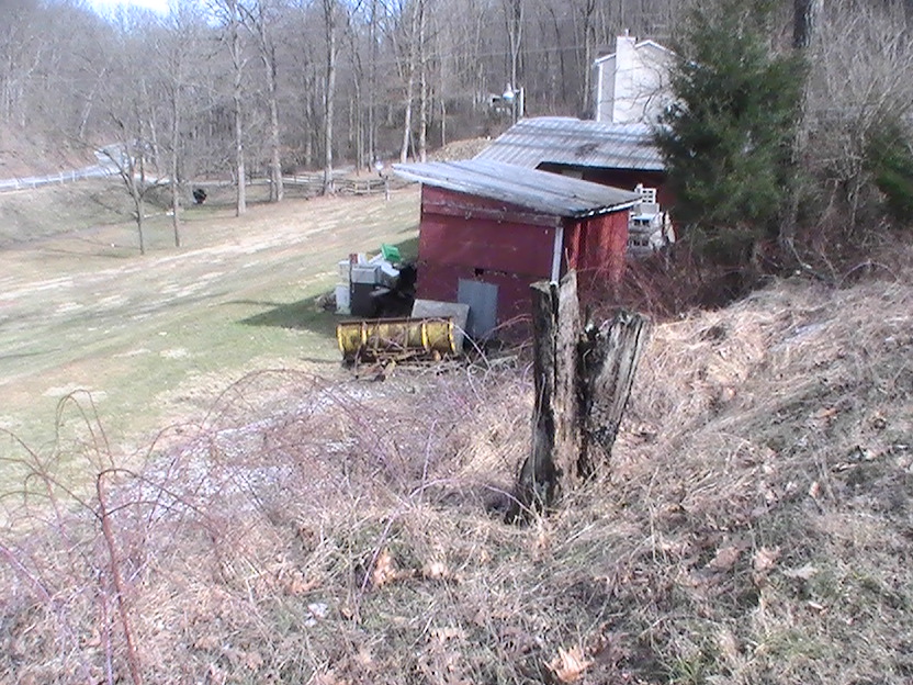backside that will be fenced in