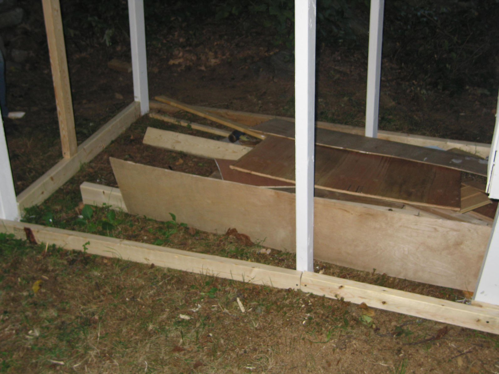 base added to secure hardware cloth