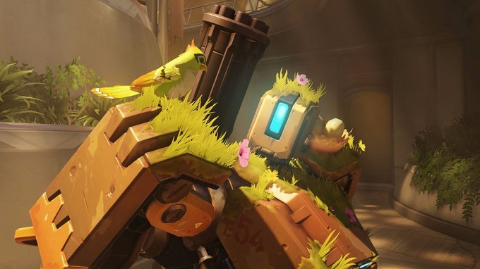 Bastion and Ganymede from Overwatch, my favorite video game