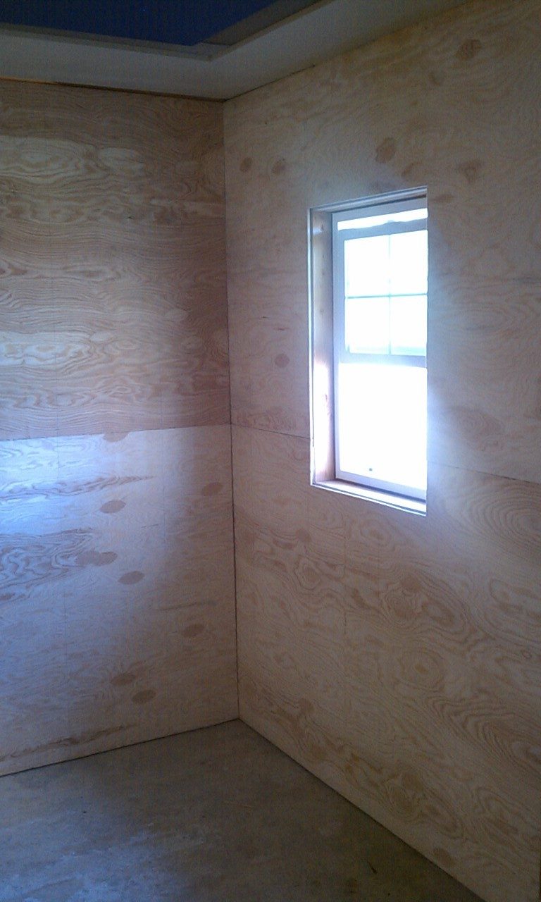 Before paint and before wood filler.