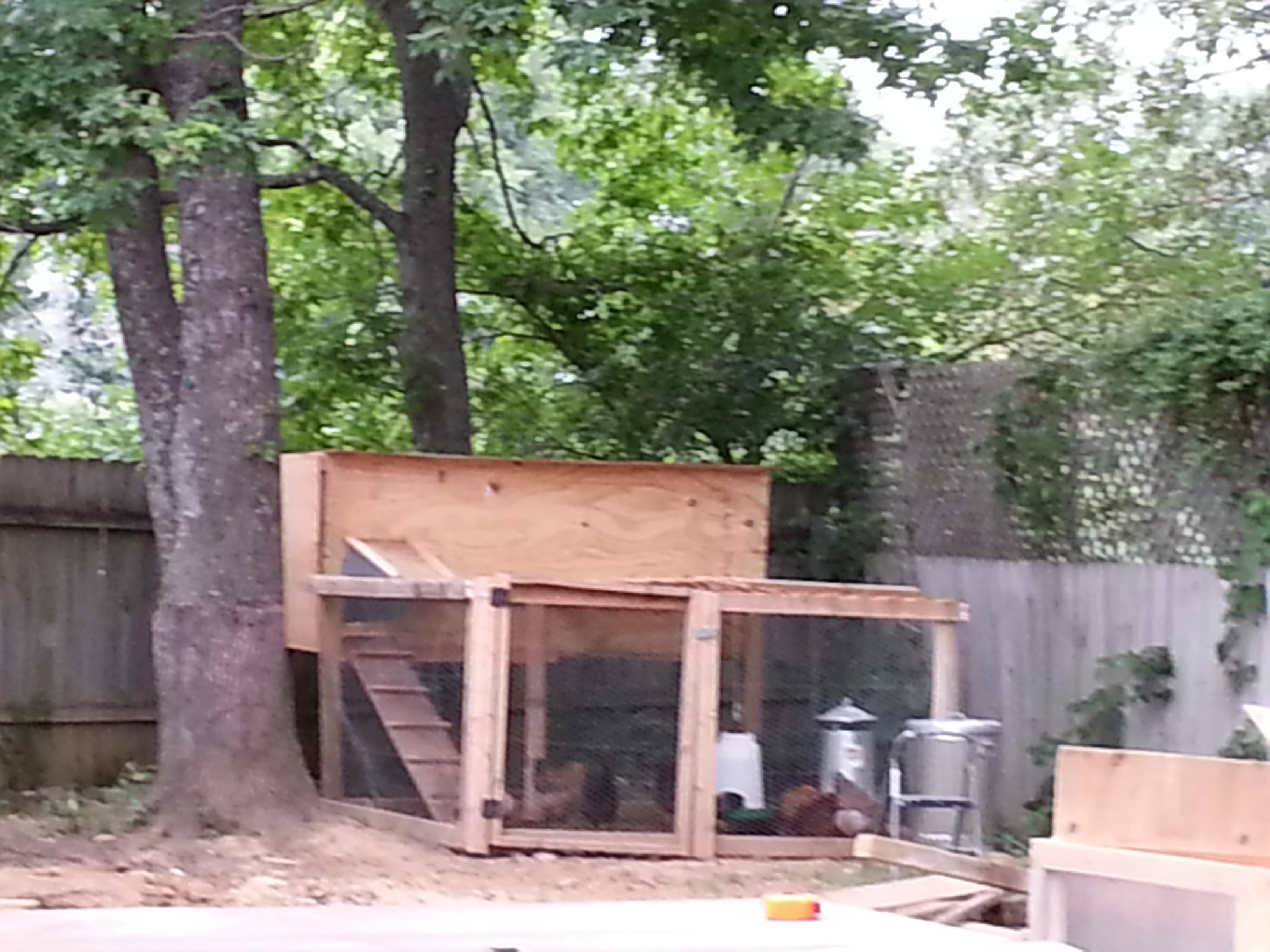 Before the tarp, that keeps rain out.