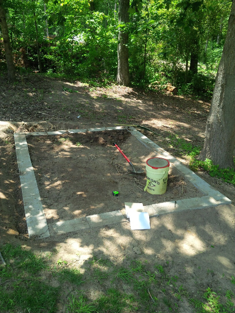 Breaking ground.