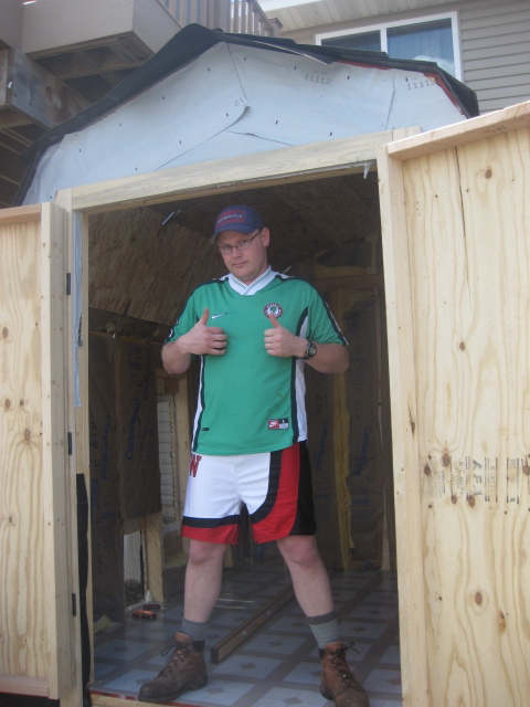 Bret working on The Step