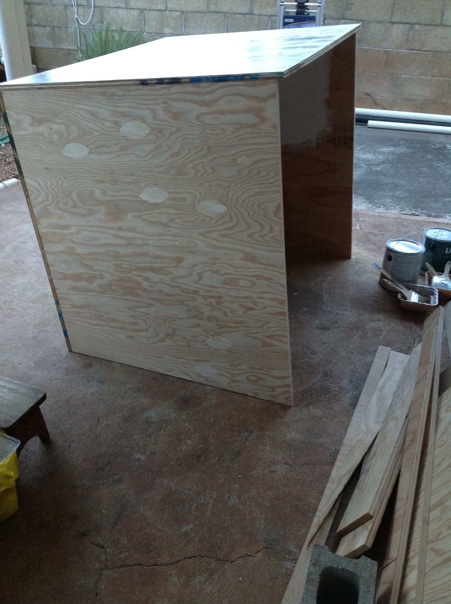 Building my coop, 3 walls and a floor..