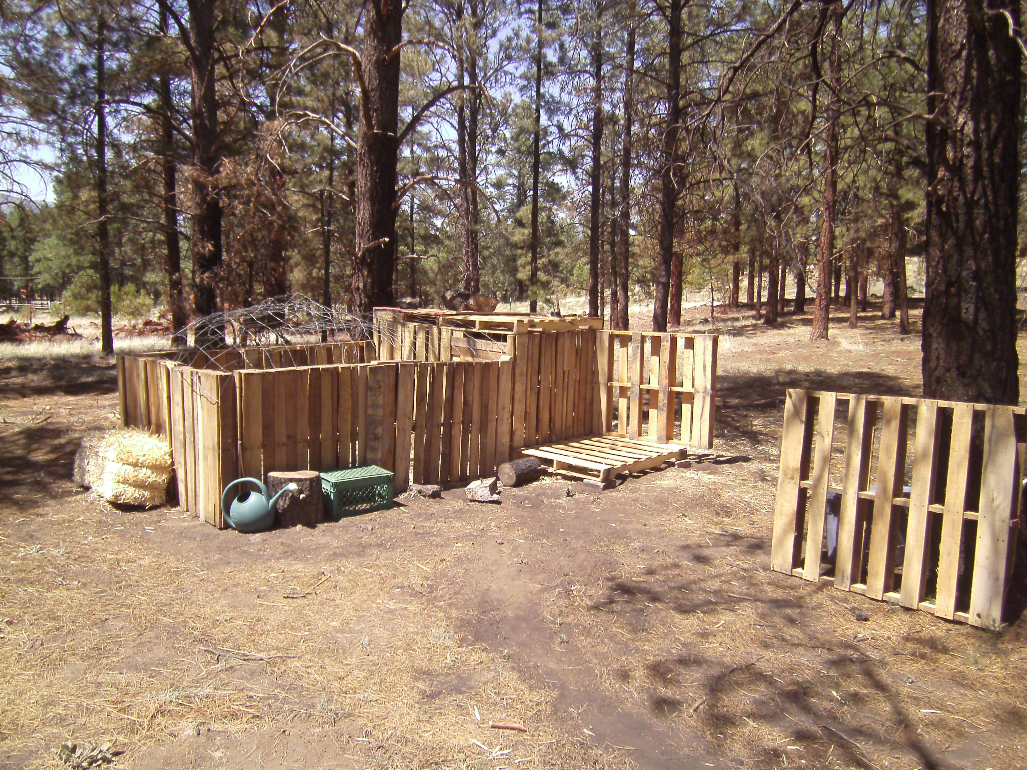 Building the first "room addition" (front view)