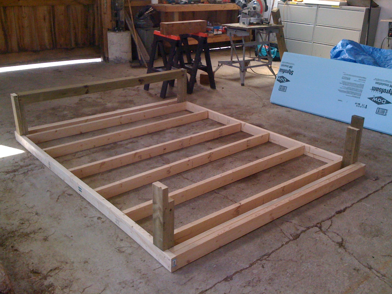 building the floor