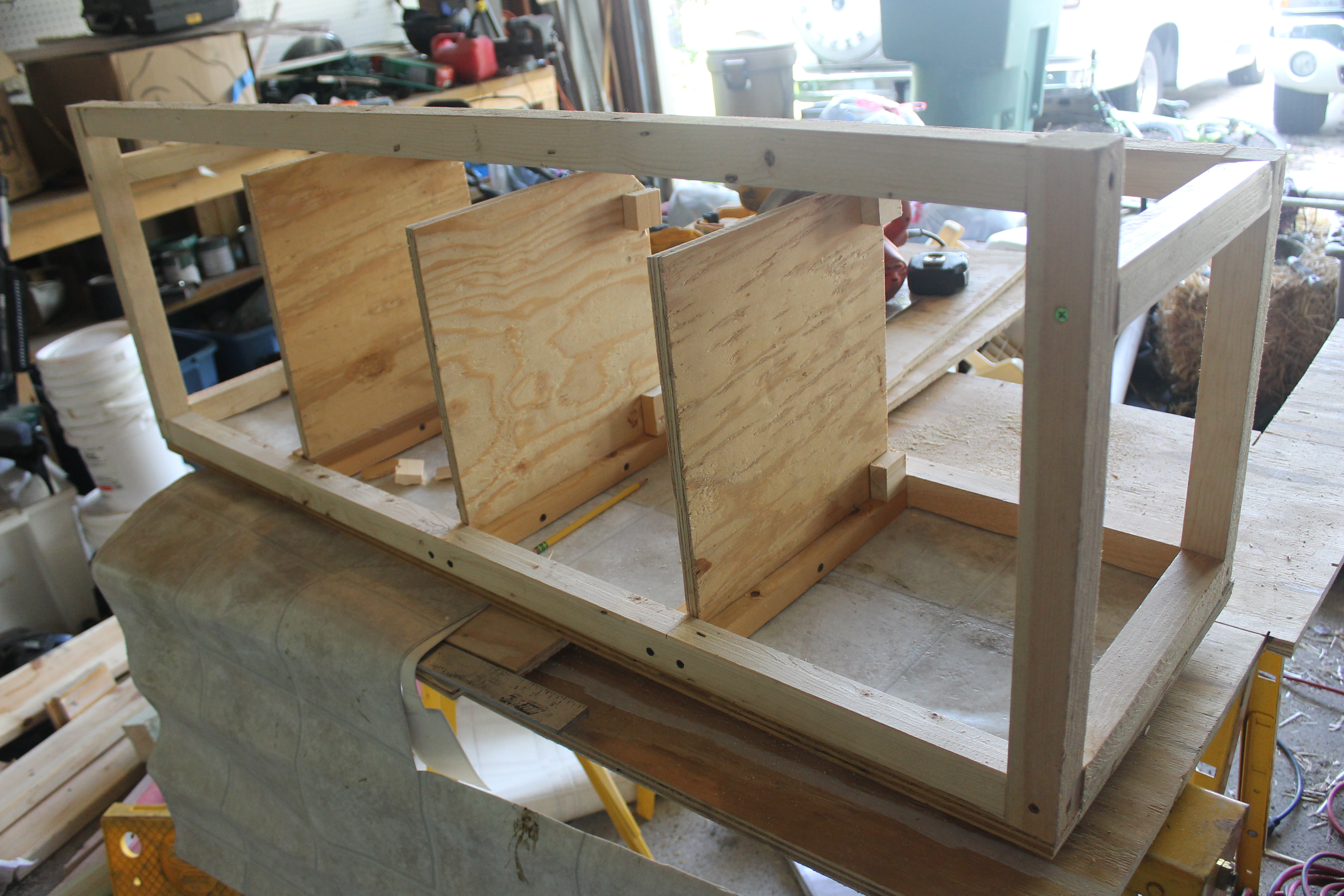 building the nest boxes