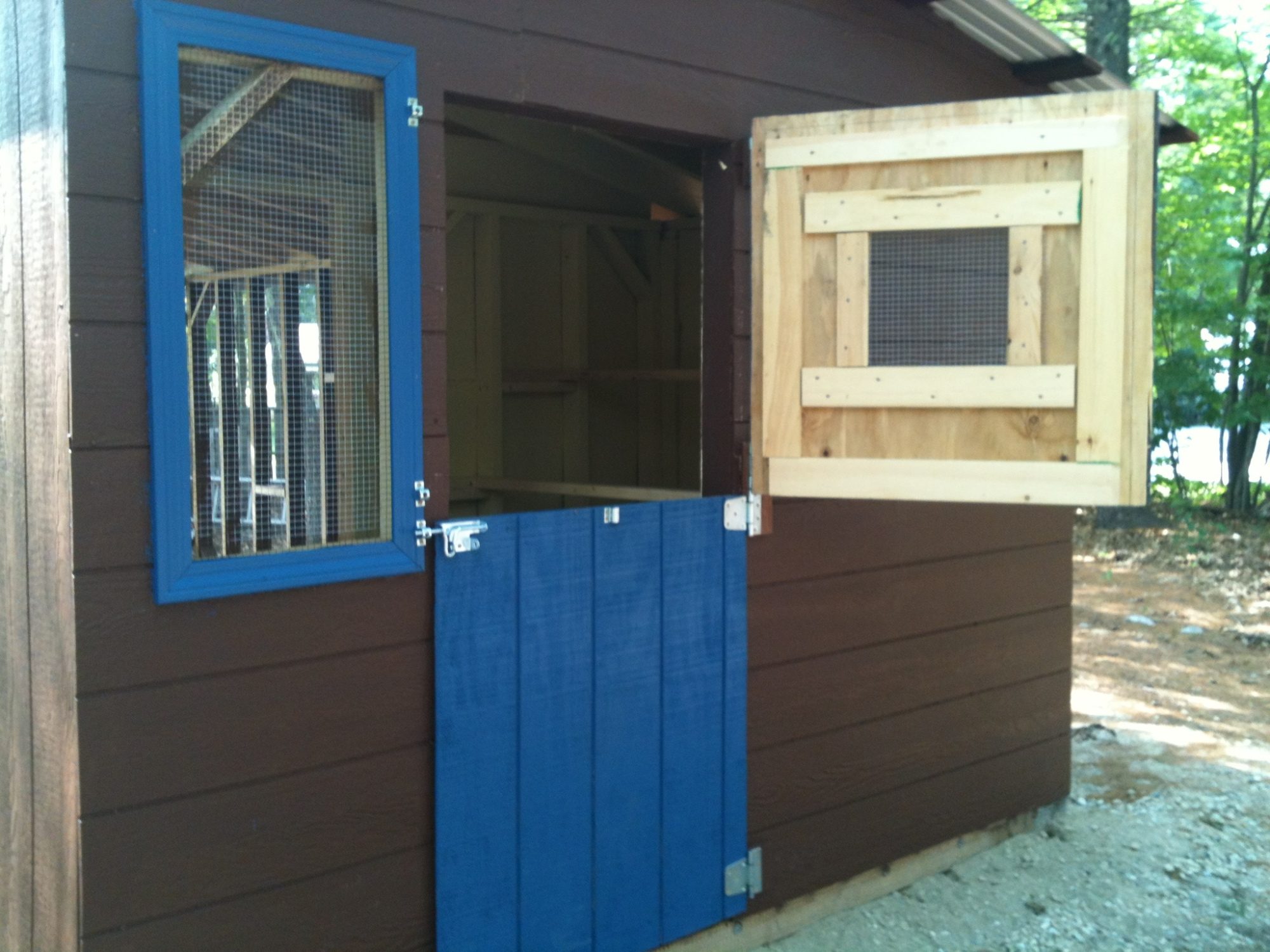 Built & hung the door all by myself.