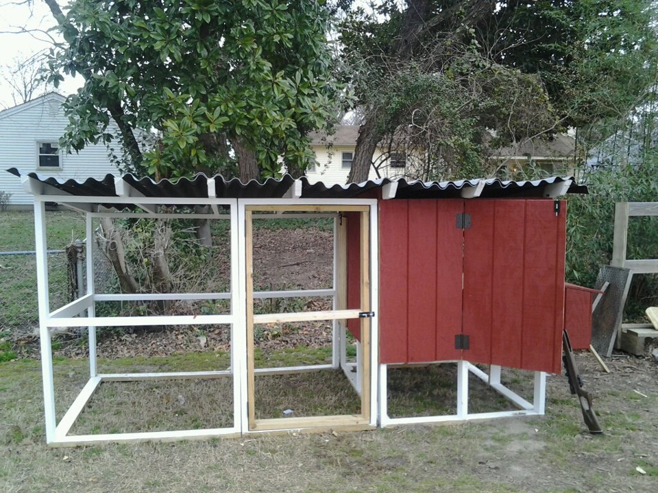 Can't really tell from this angle, but I put the ladder entrance on a hinge (w/lock) that folds down.  This way it serves two purposes. A door and a ladder.  Good idea? Bad Idea?
