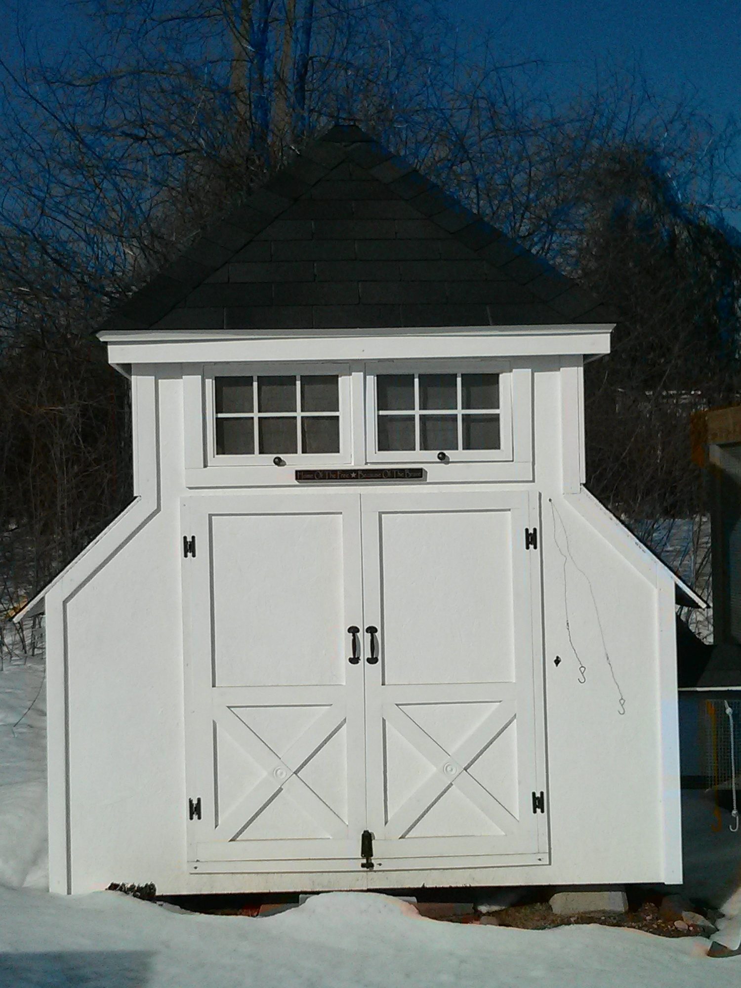 Can't wait to finally landscape around the coop this spring!