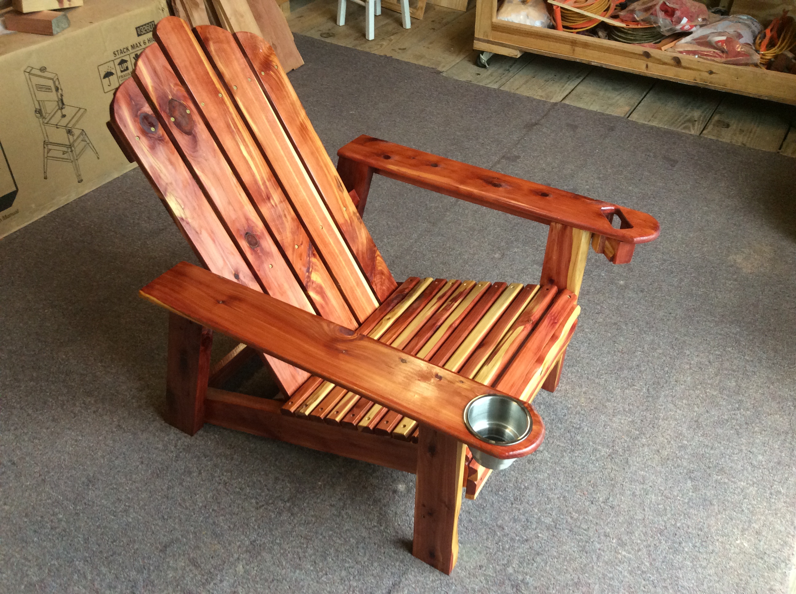 Cedar Adirondack chair
