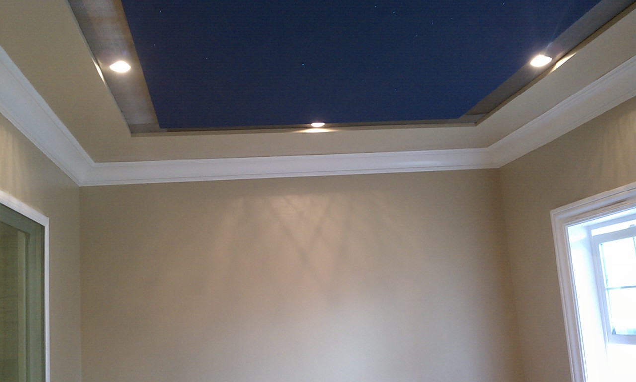 Ceiling, lighting shot (North wall)