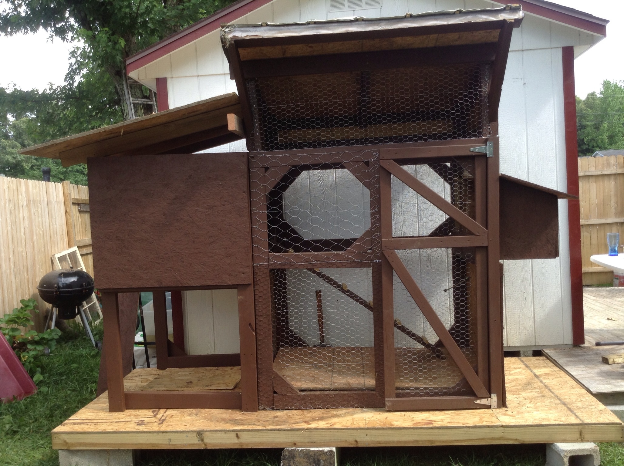 Chicken coop custom made.