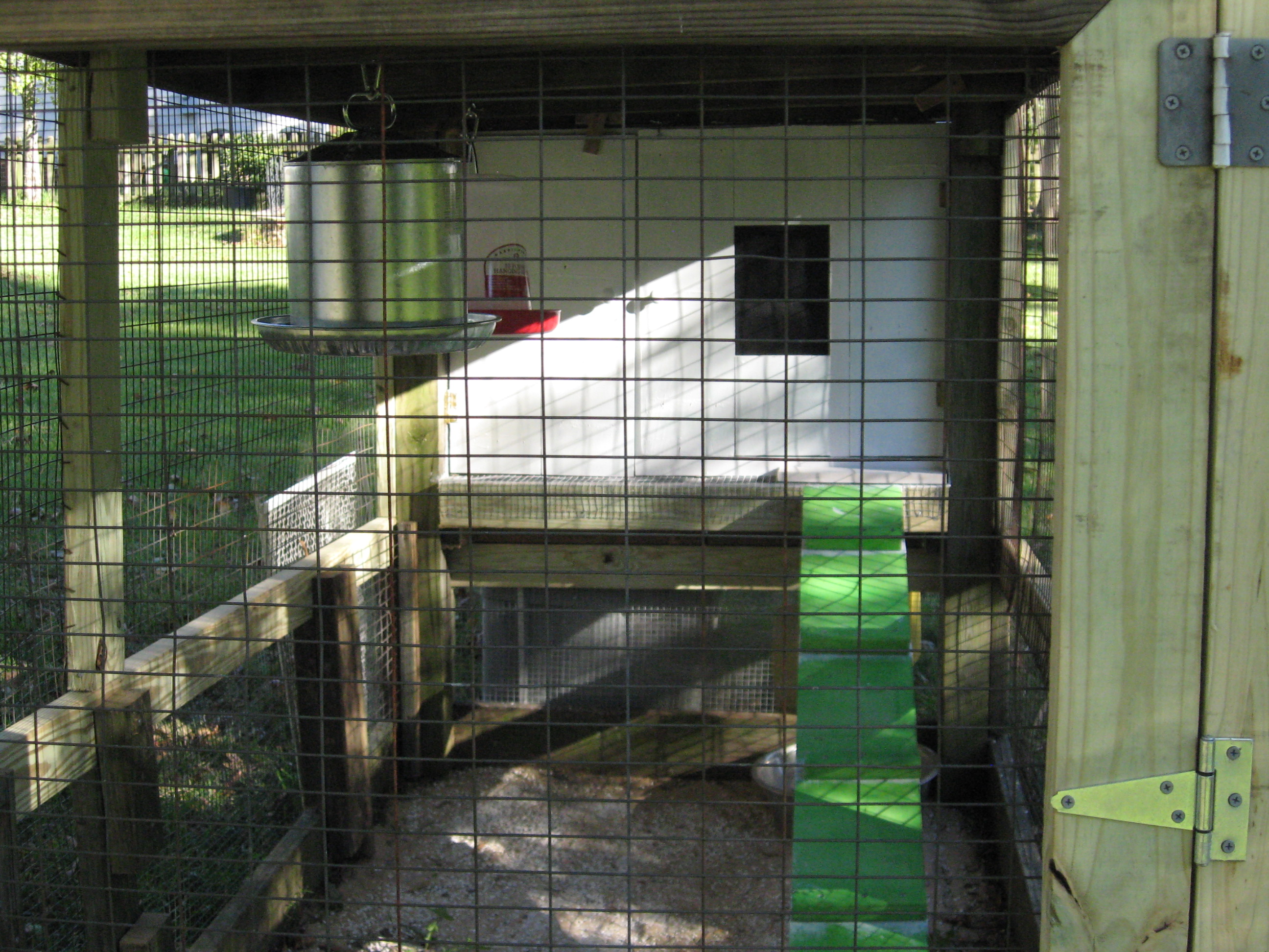 chicken coop front view