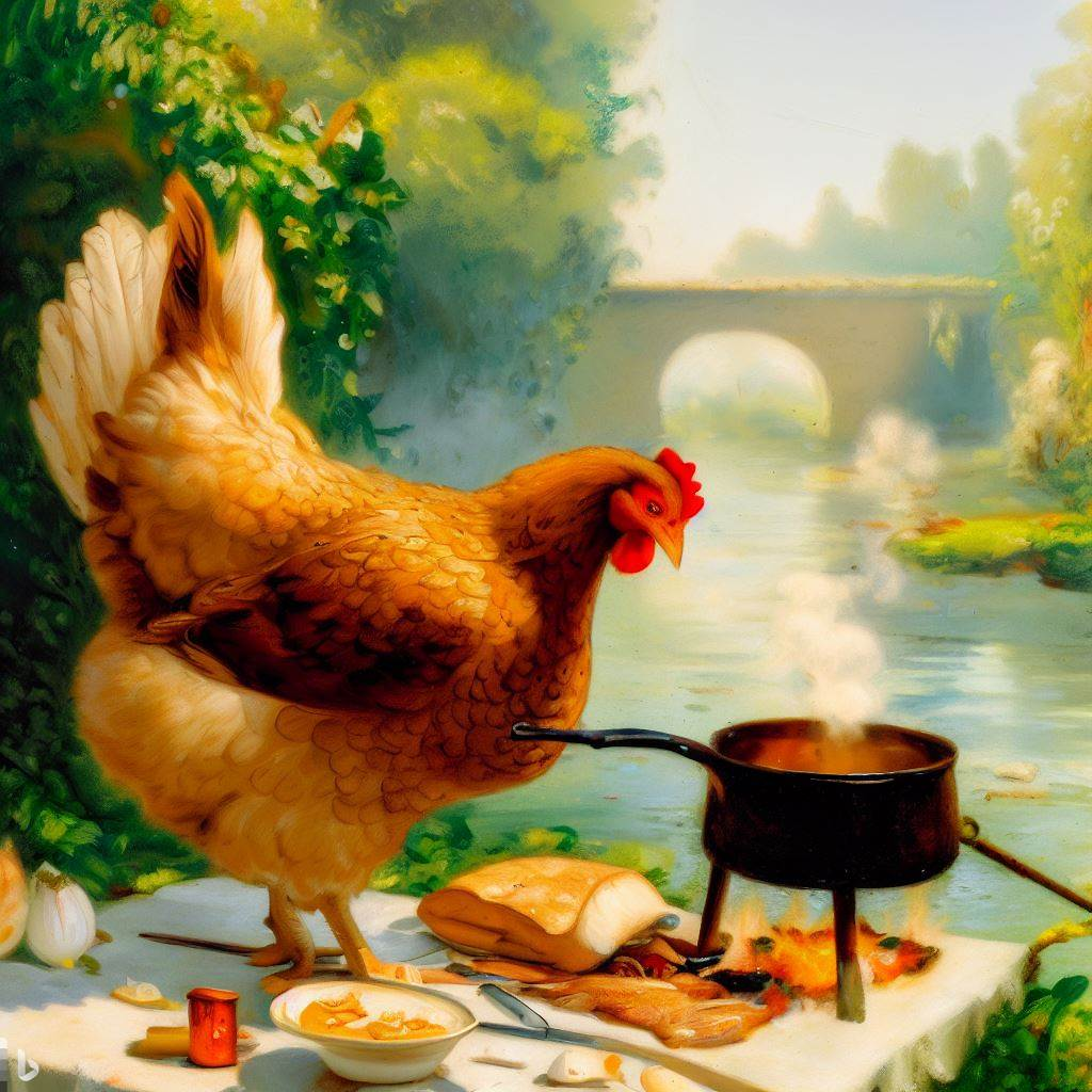 Chicken Making Breakfast 326.png