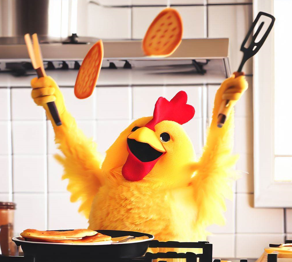 Chicken Making Breakfast 352.png