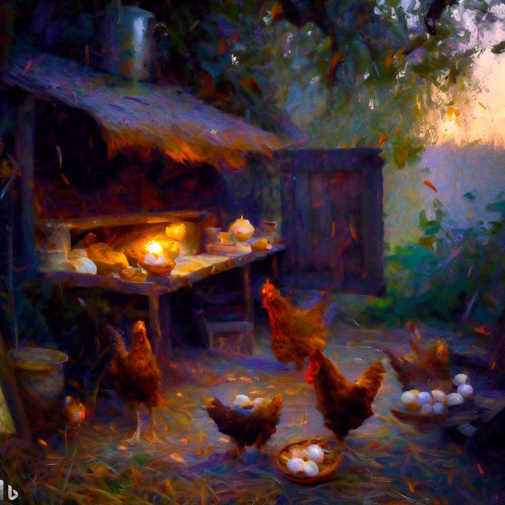 Chicken Making Breakfast 380.jpg