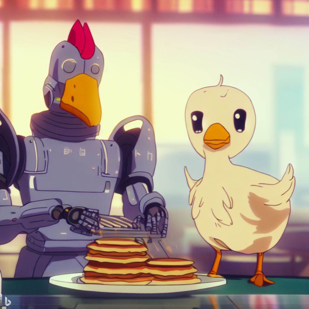 Chicken Making Breakfast 490.jpg