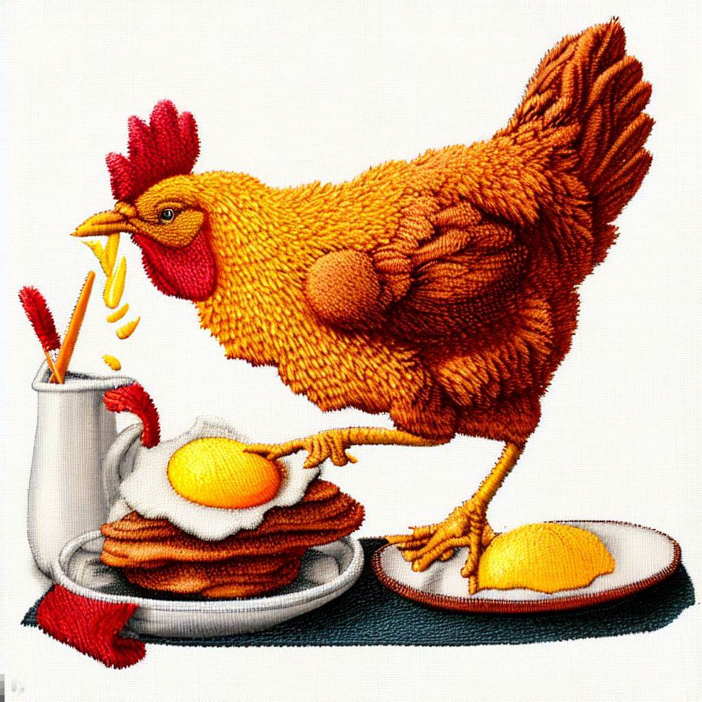 Chicken Making Breakfast 496.png