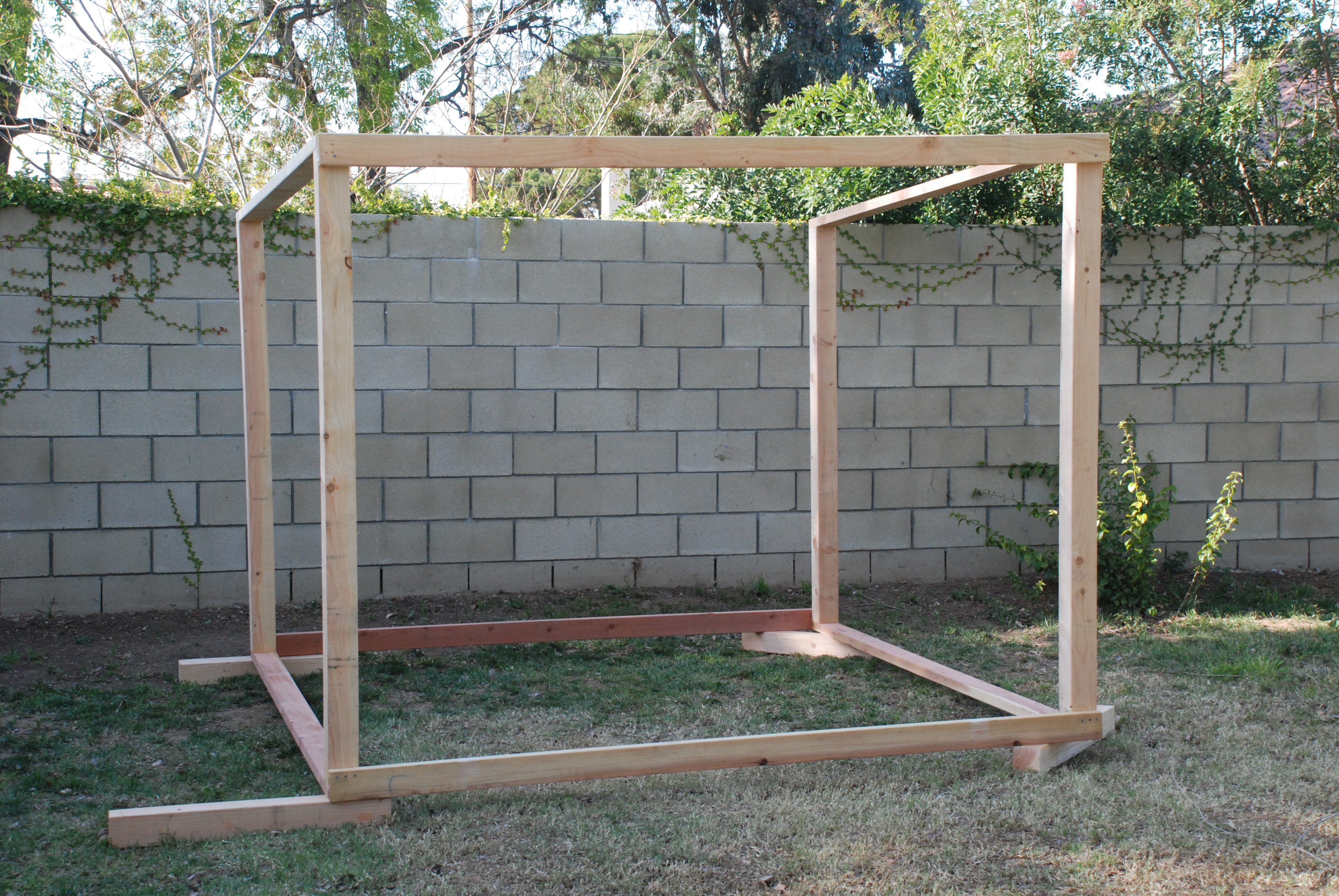 Chicken run framing