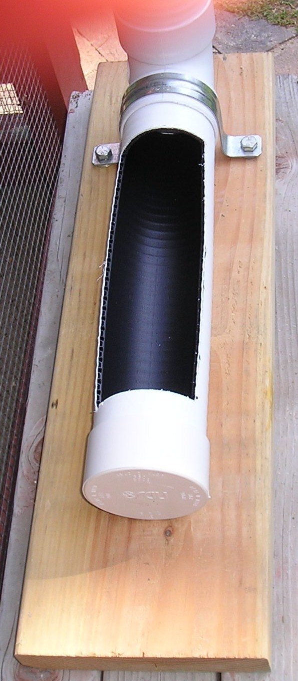 Clamped to base board.