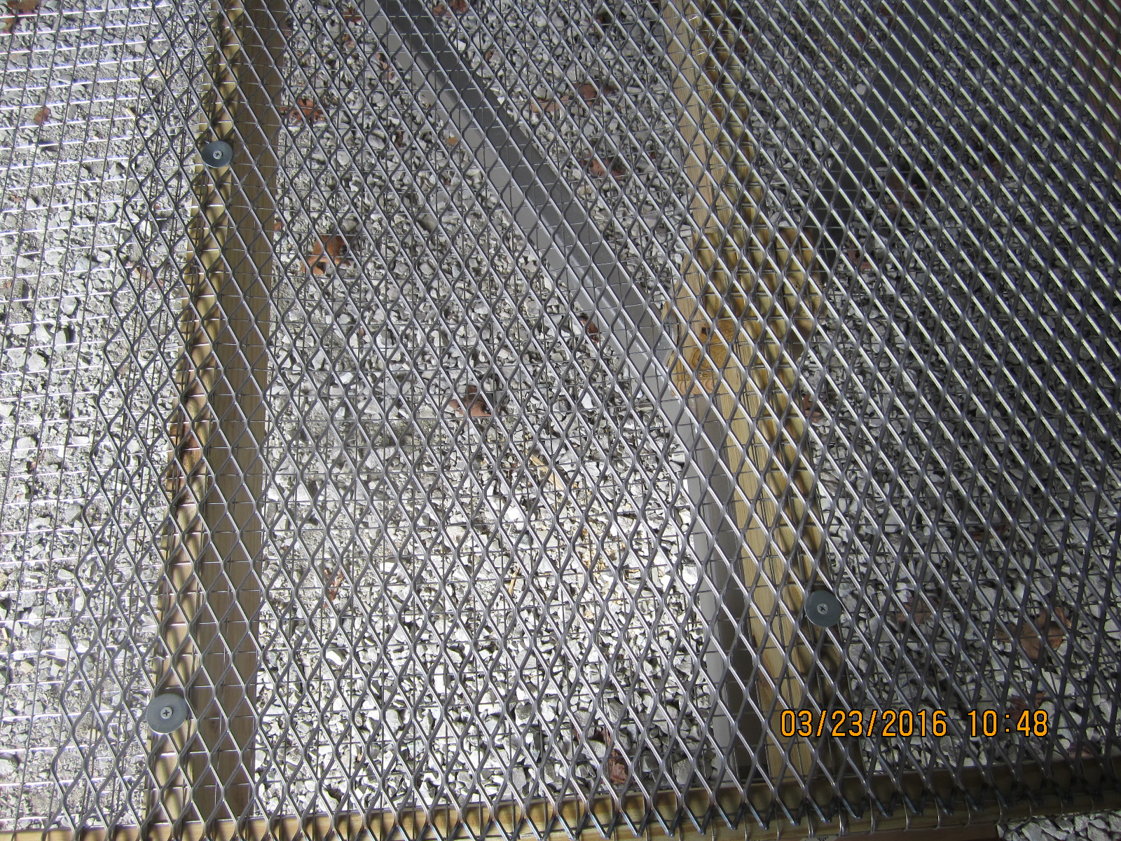 Close up of mesh.