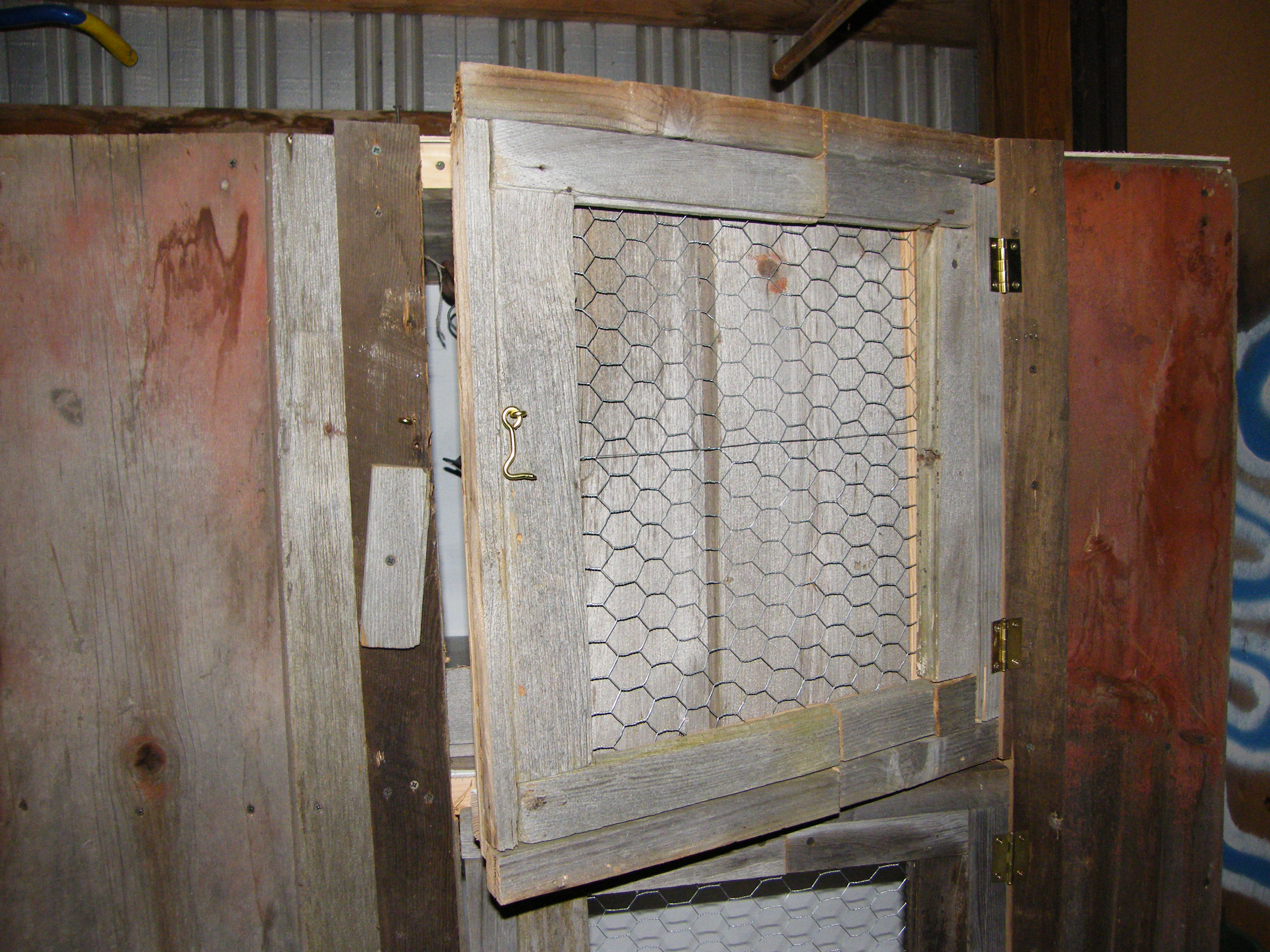close-up of one door.