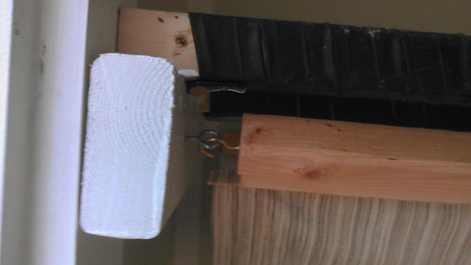 Close up of the poop hammock hardware