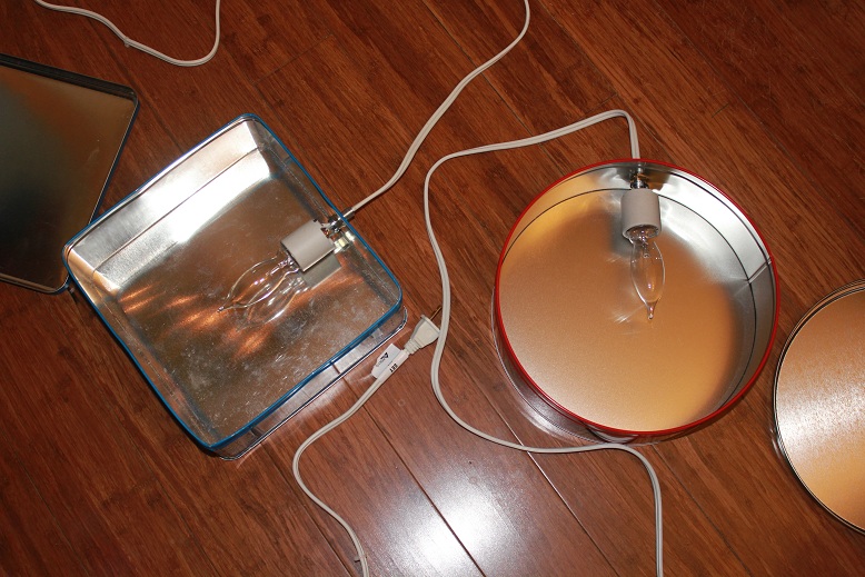 Cookie Tin Heaters for water founts