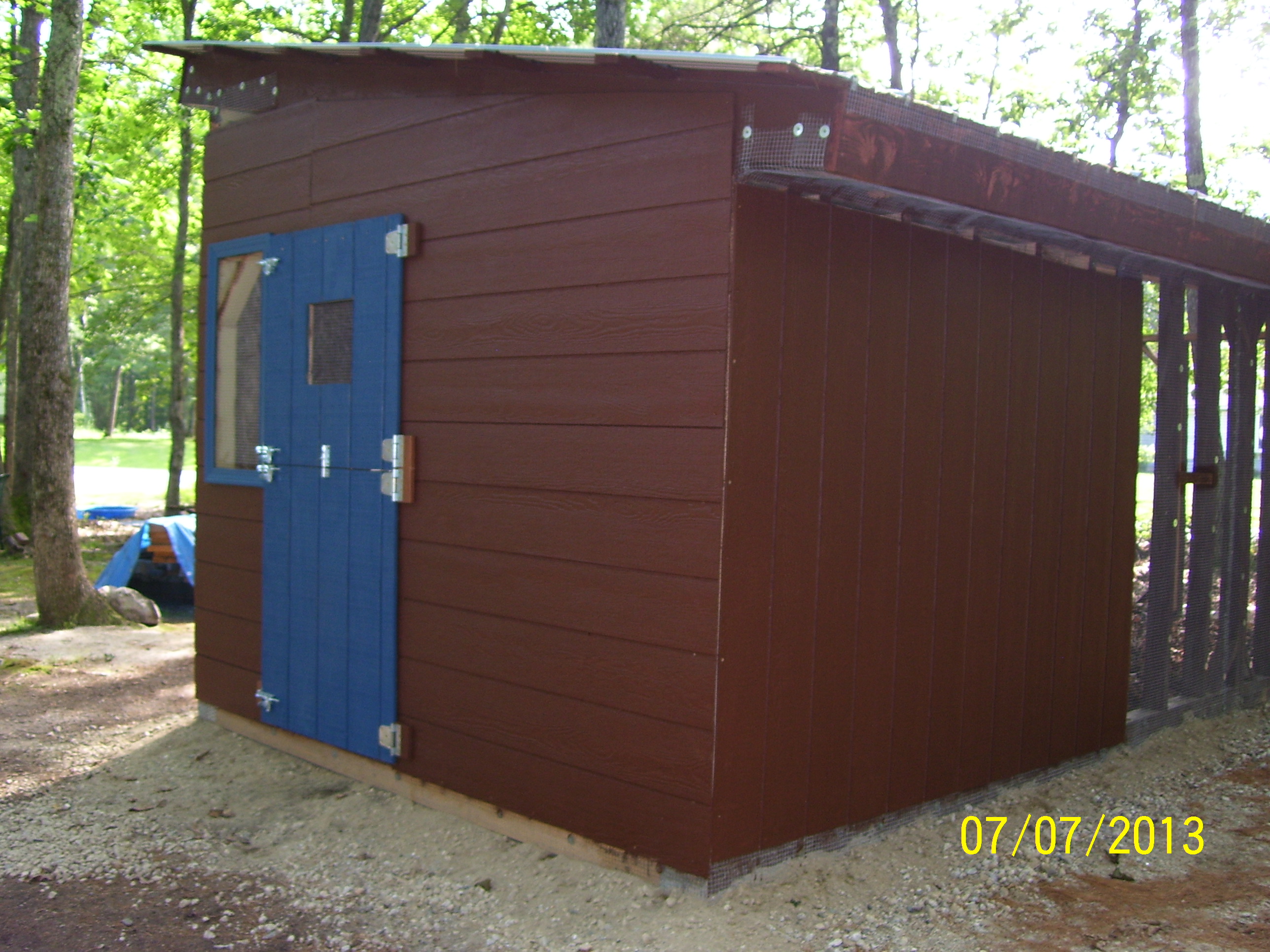Coop end from the rear.
