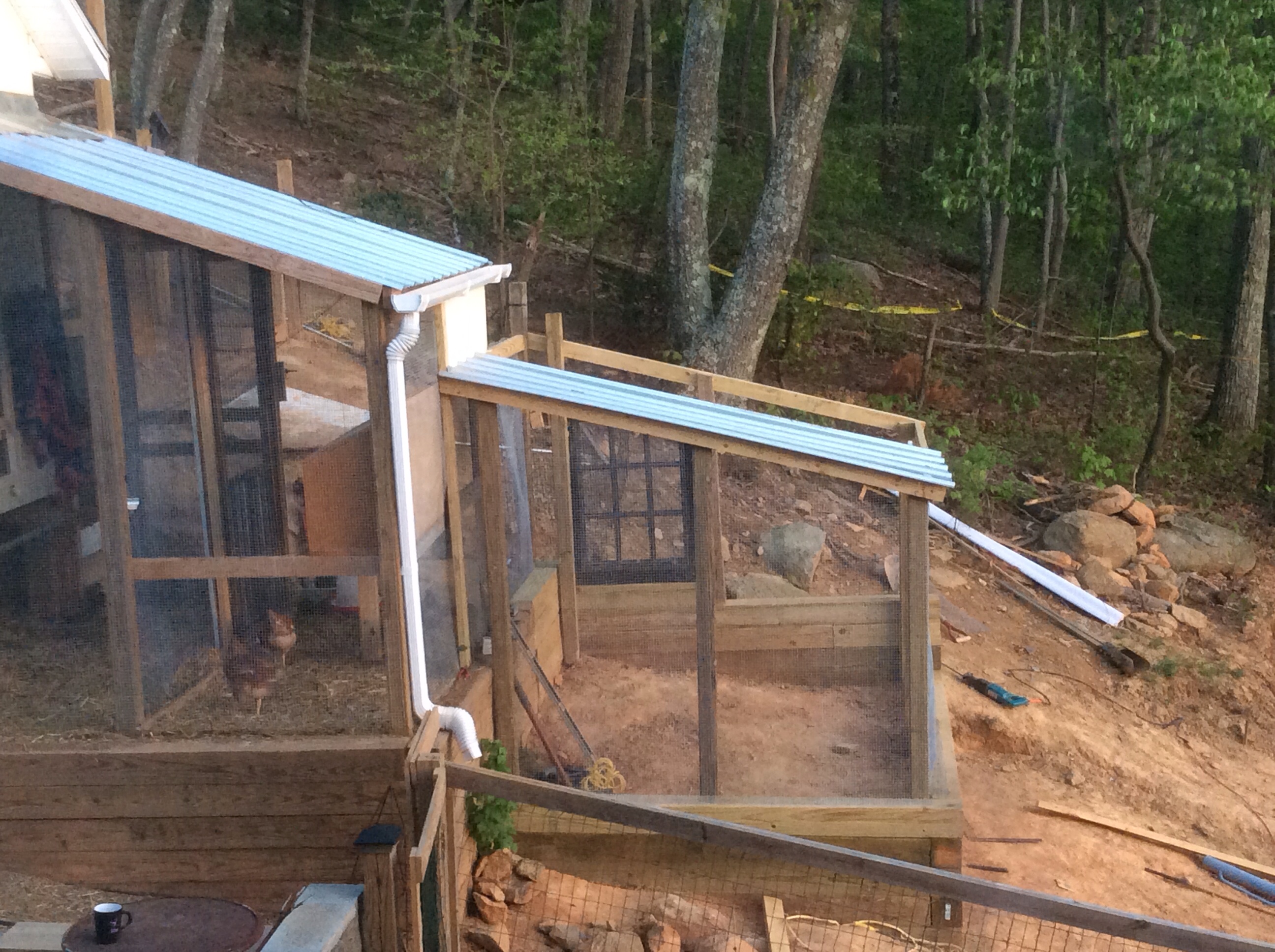 Coop extention almost done