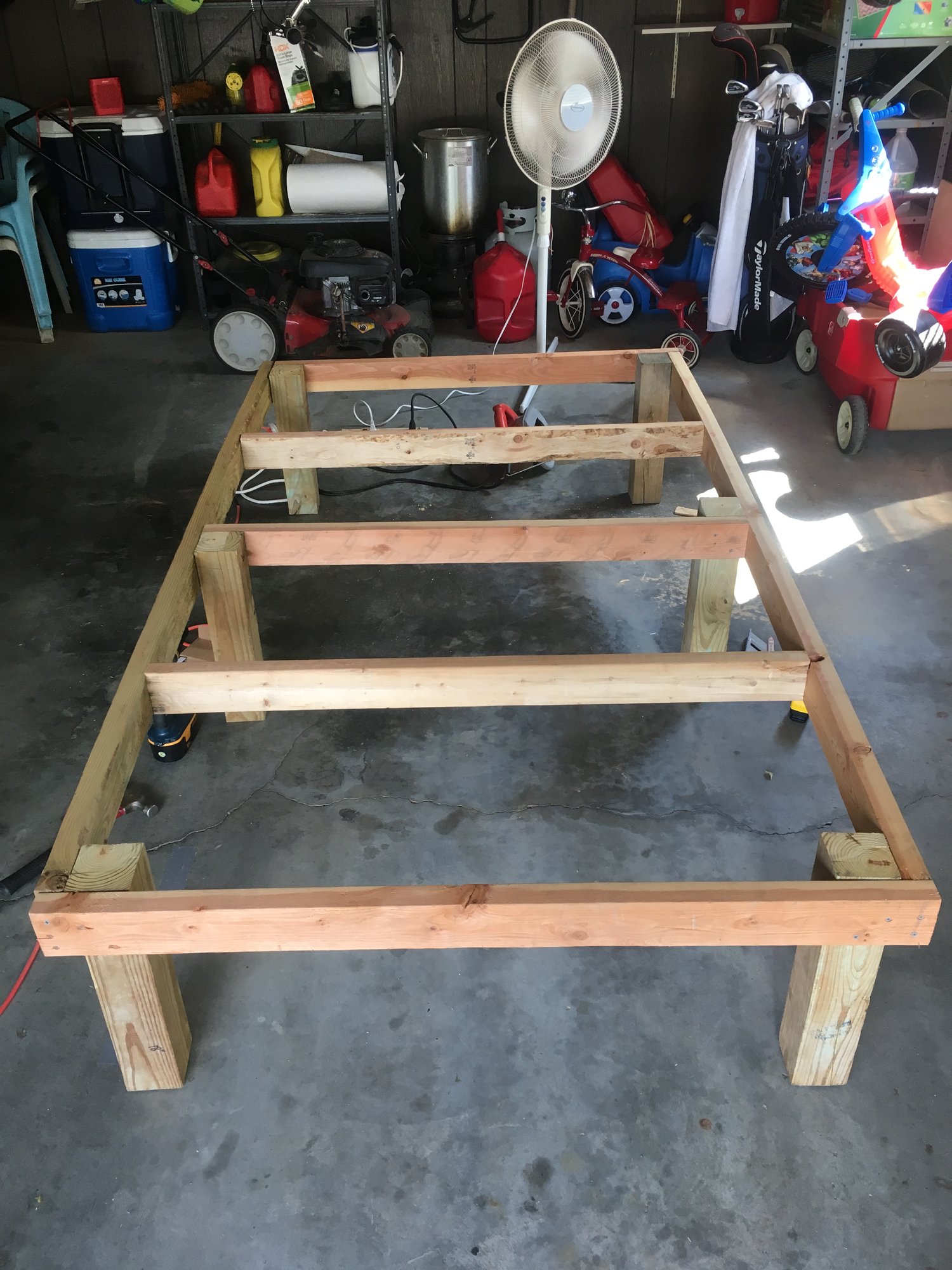 Coop floor joists