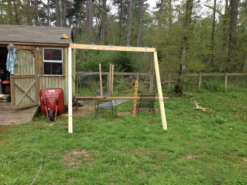 Coop/goat barn in progress