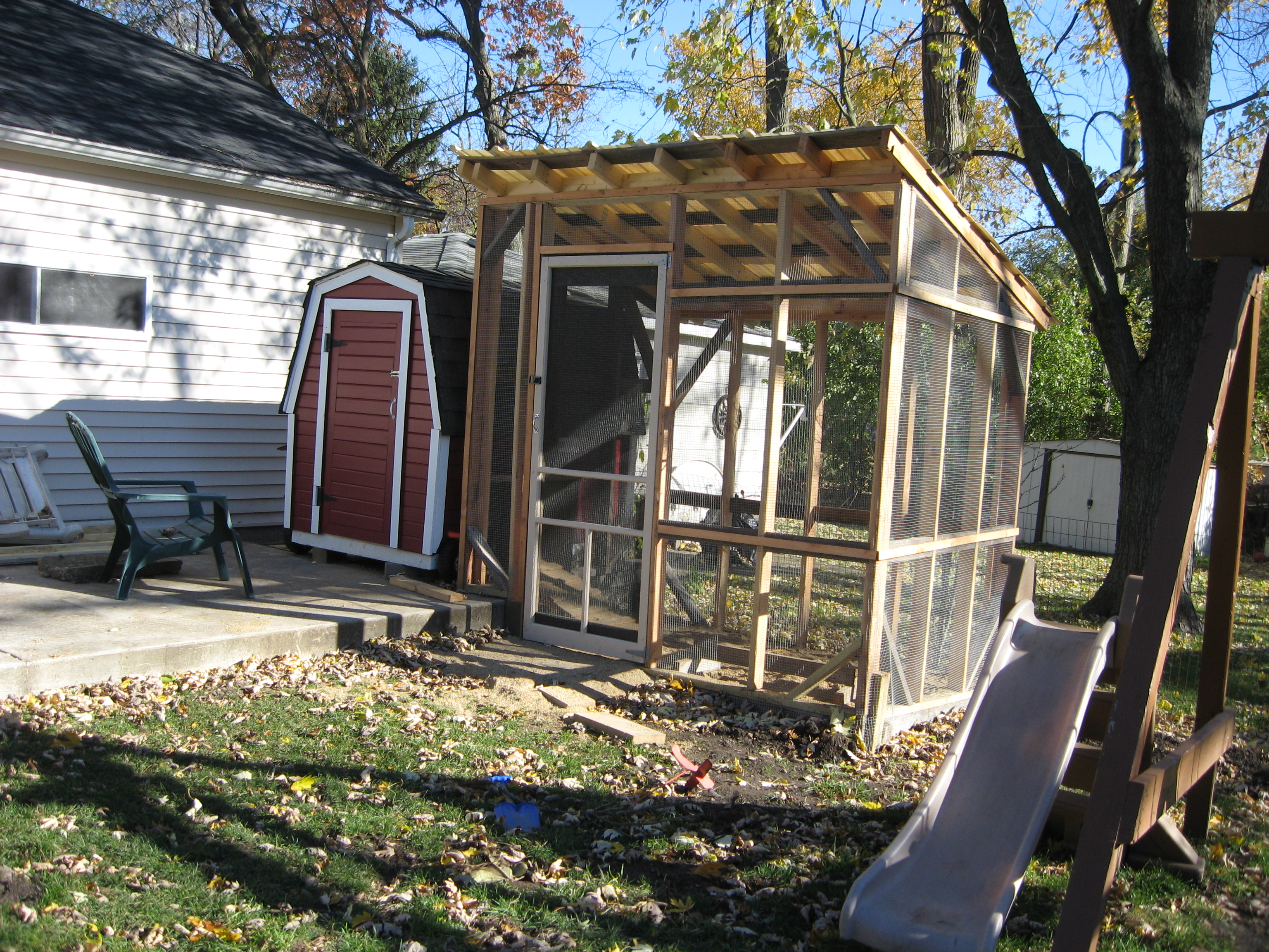 Coop & run in place