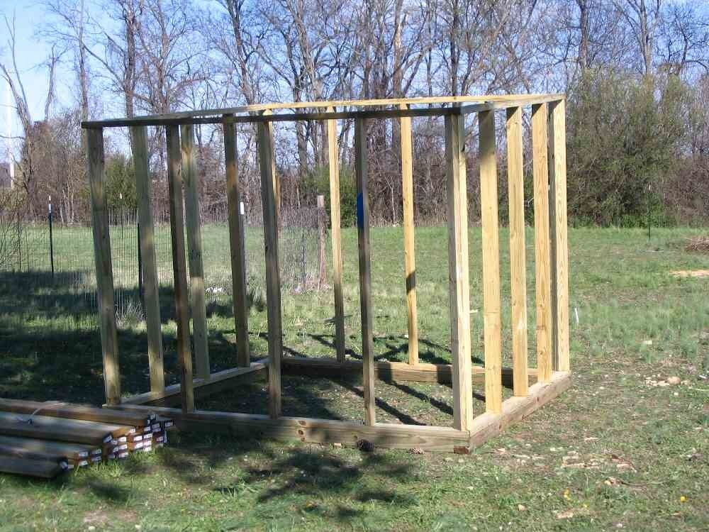 Coop Walls and Foundation