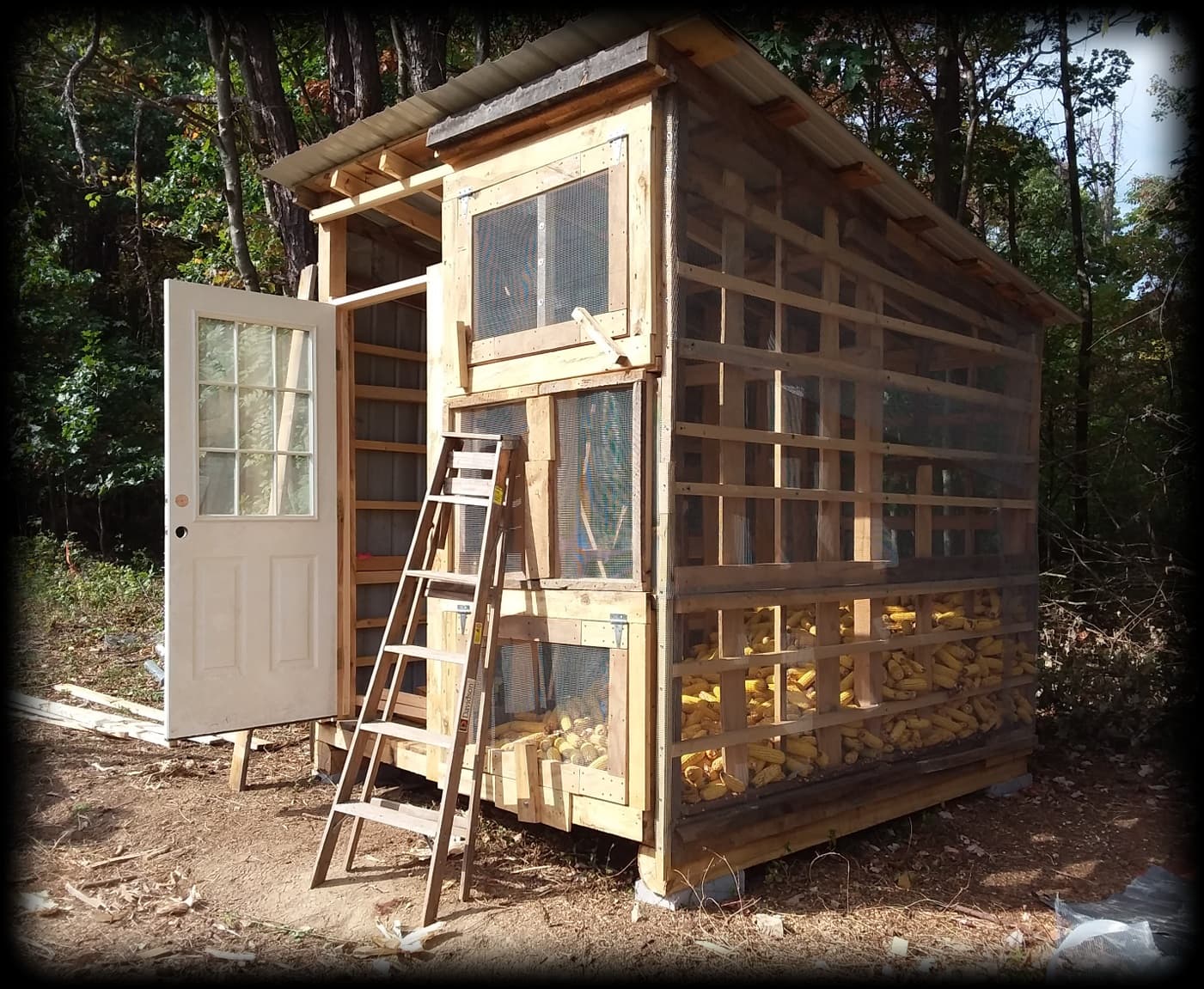 Corn Crib Build - First year chicken keepers