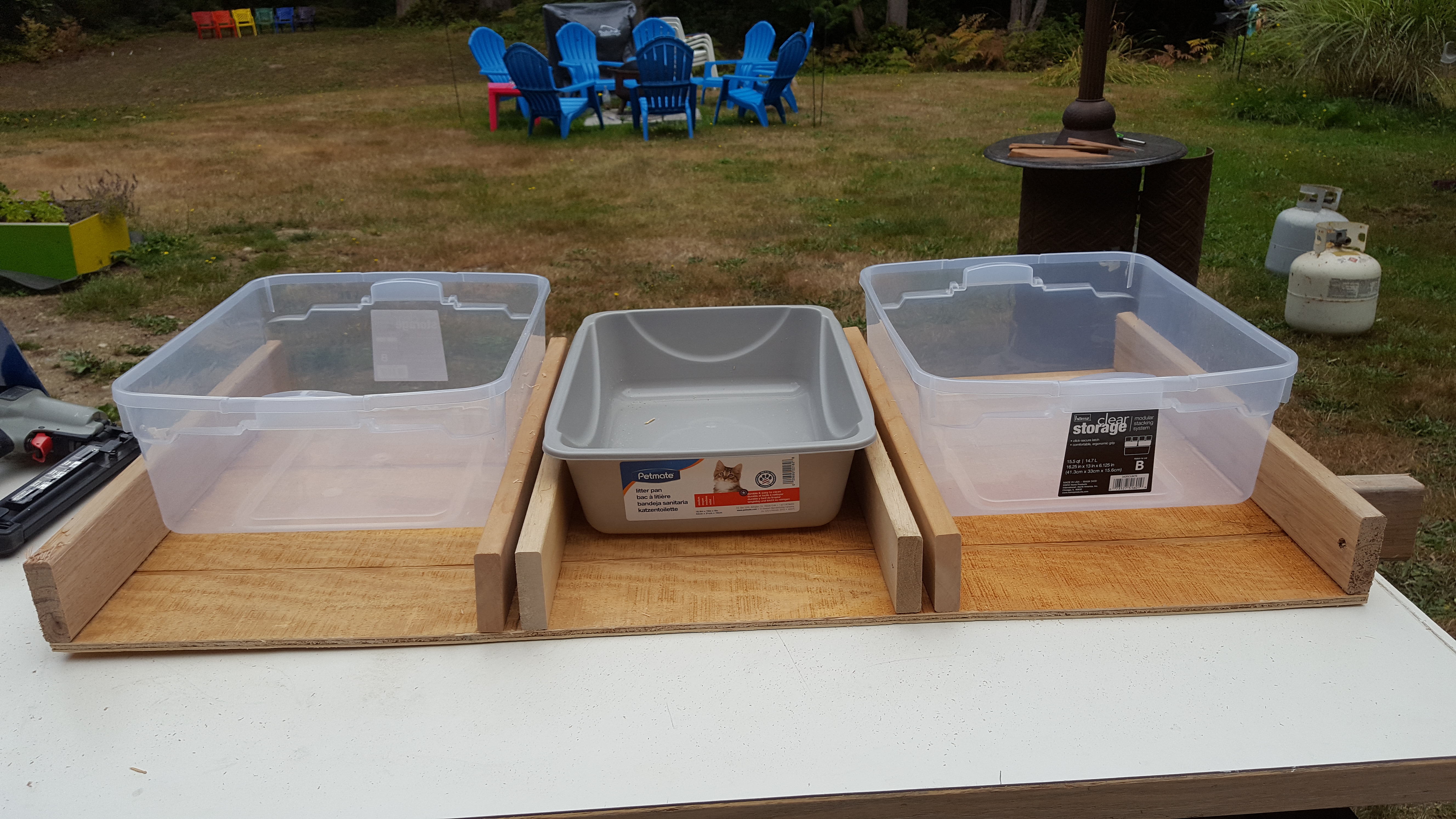 Creating the nesting boxes