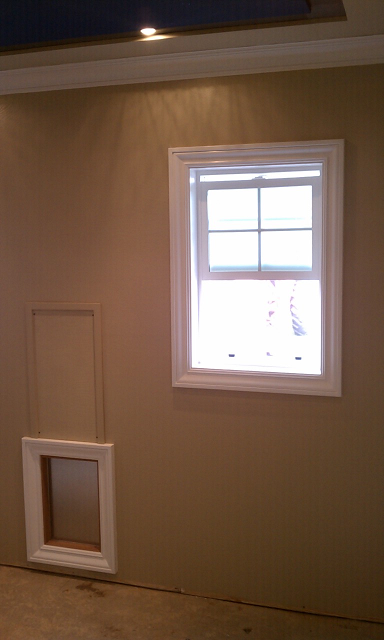 Crown, window trim, pop door trim and cover for the motor finished.
