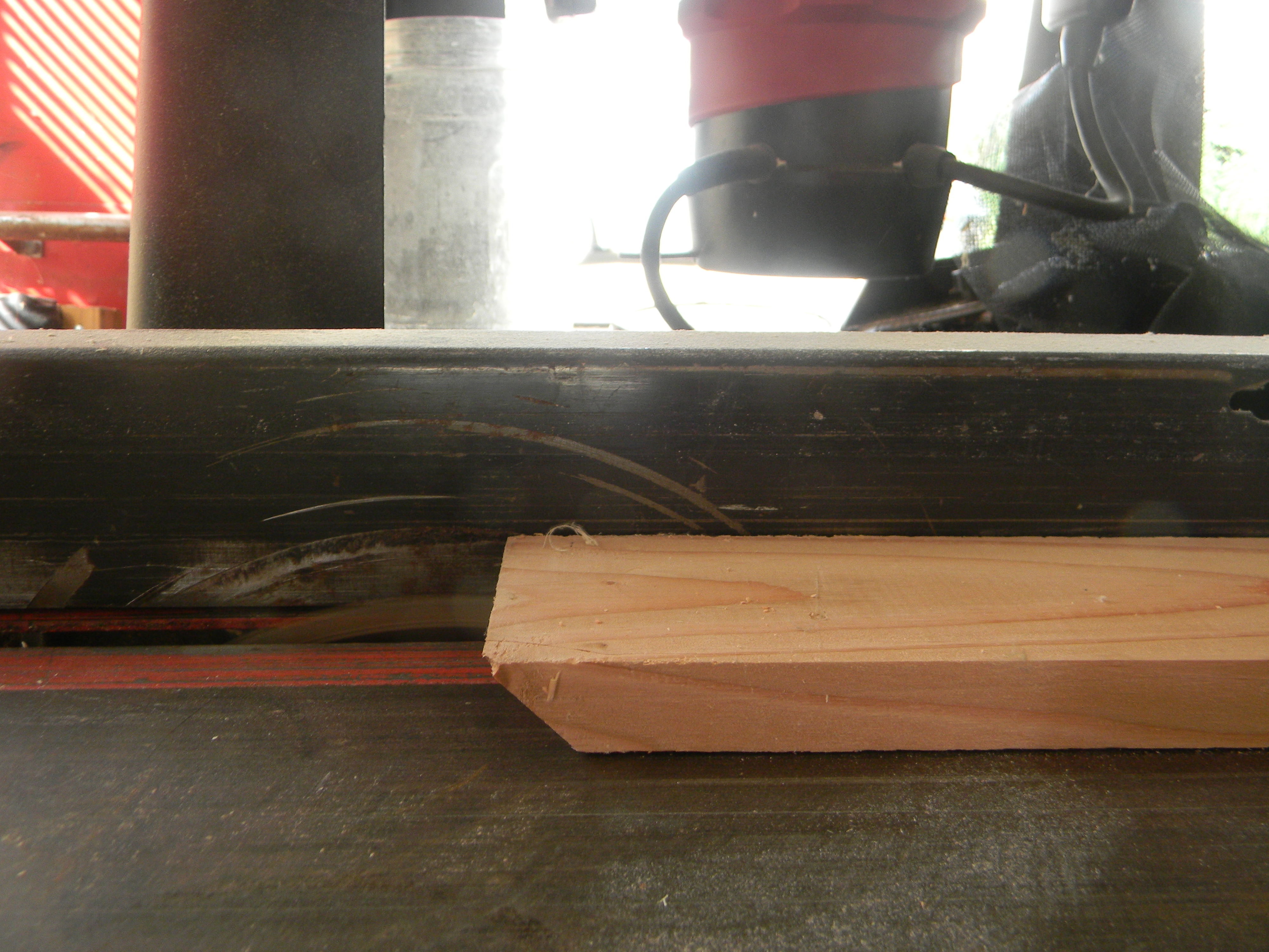 cutting dado in sill for door (window) gasket