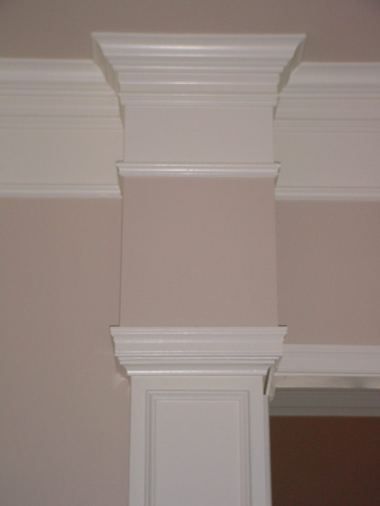 Detail of the trim above. I installed all this.