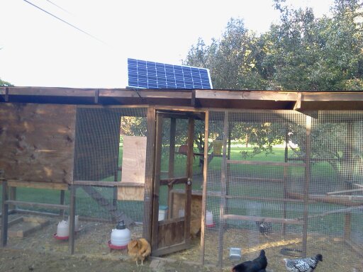 Different view of coop/panel.