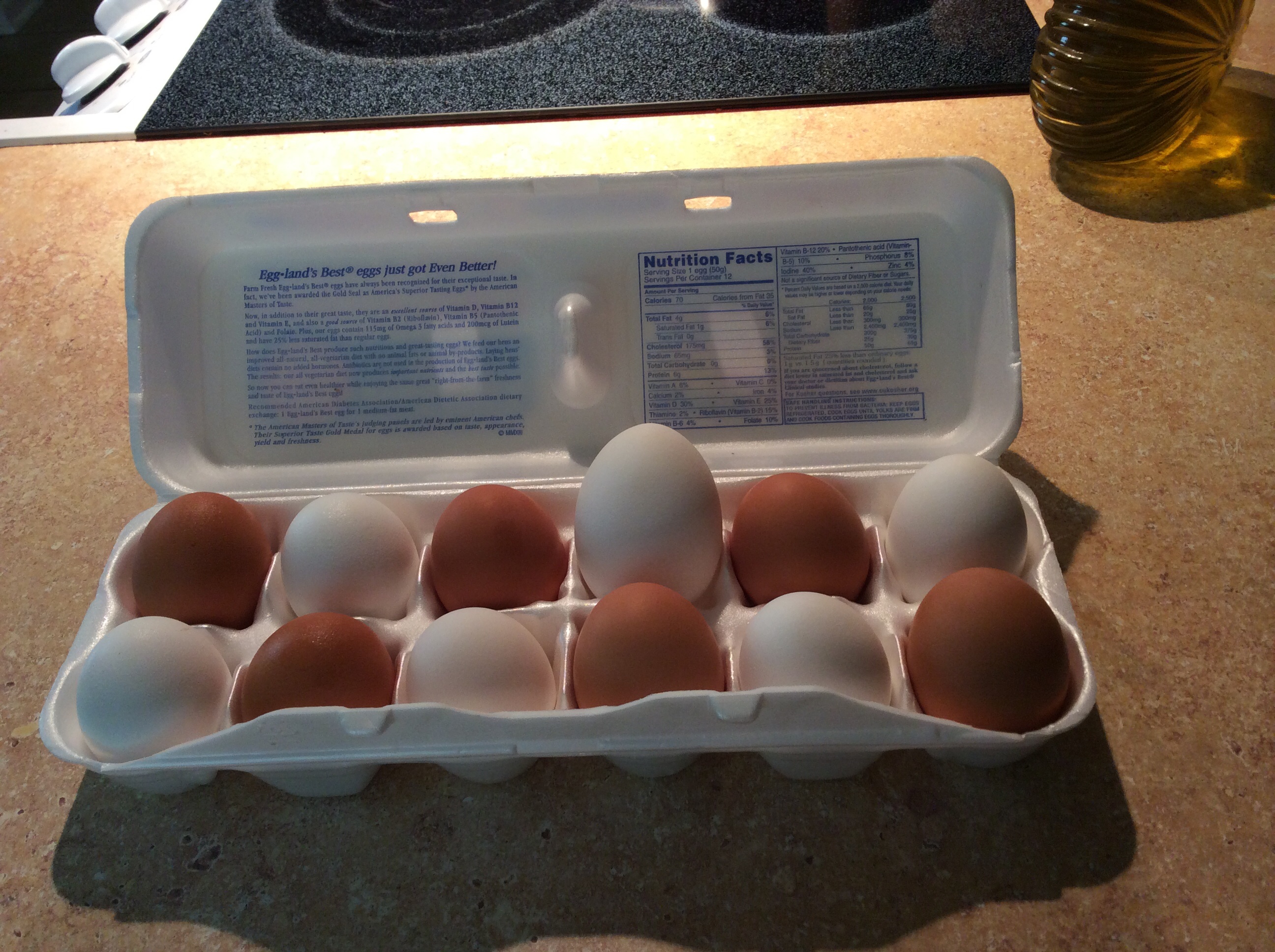 Doesn't fit in the egg carton!