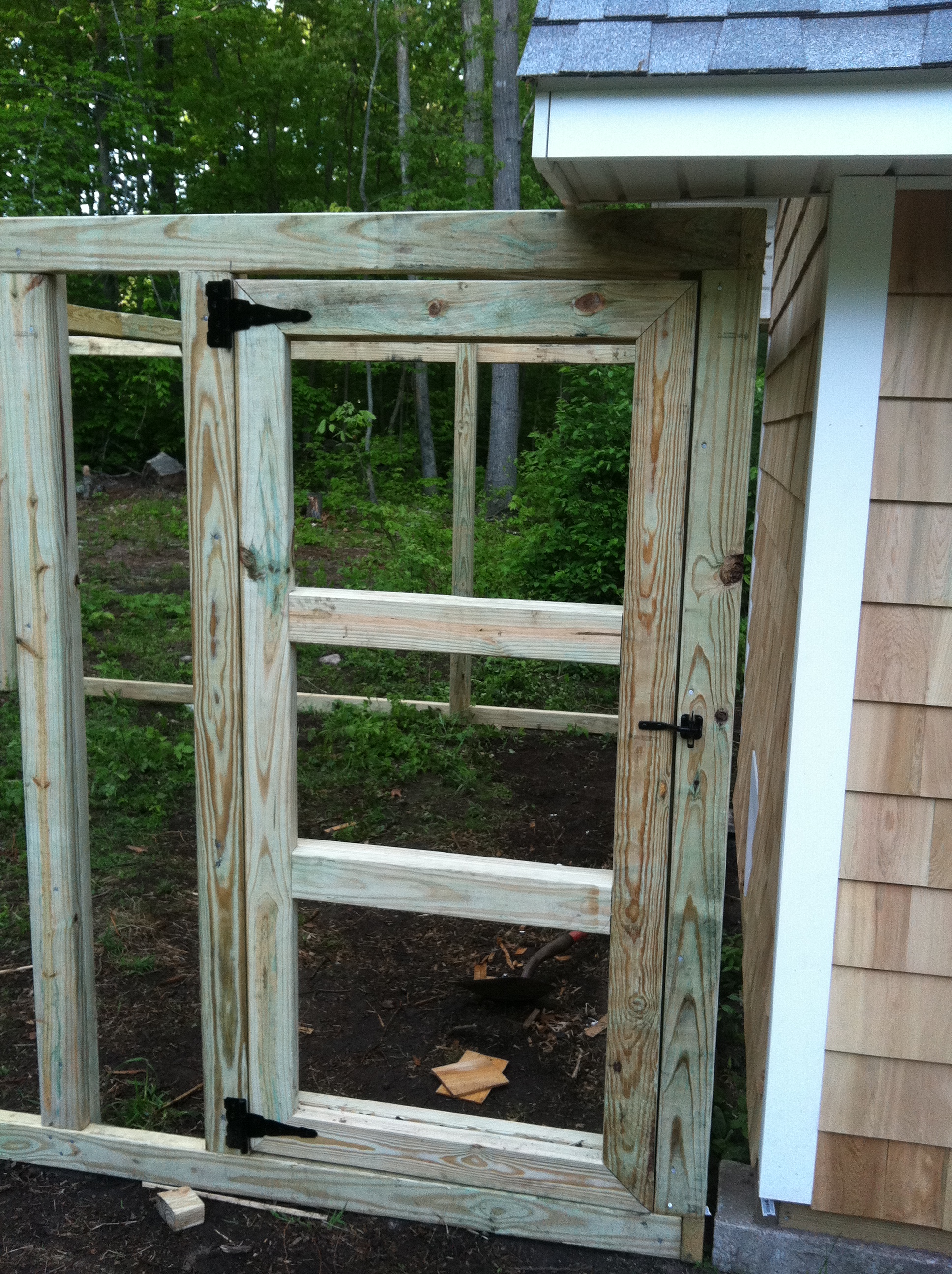 Door to the run