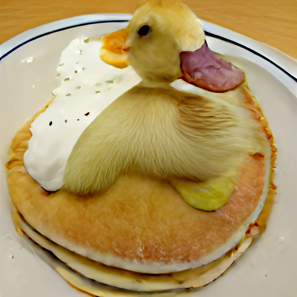 Duckling at ihop