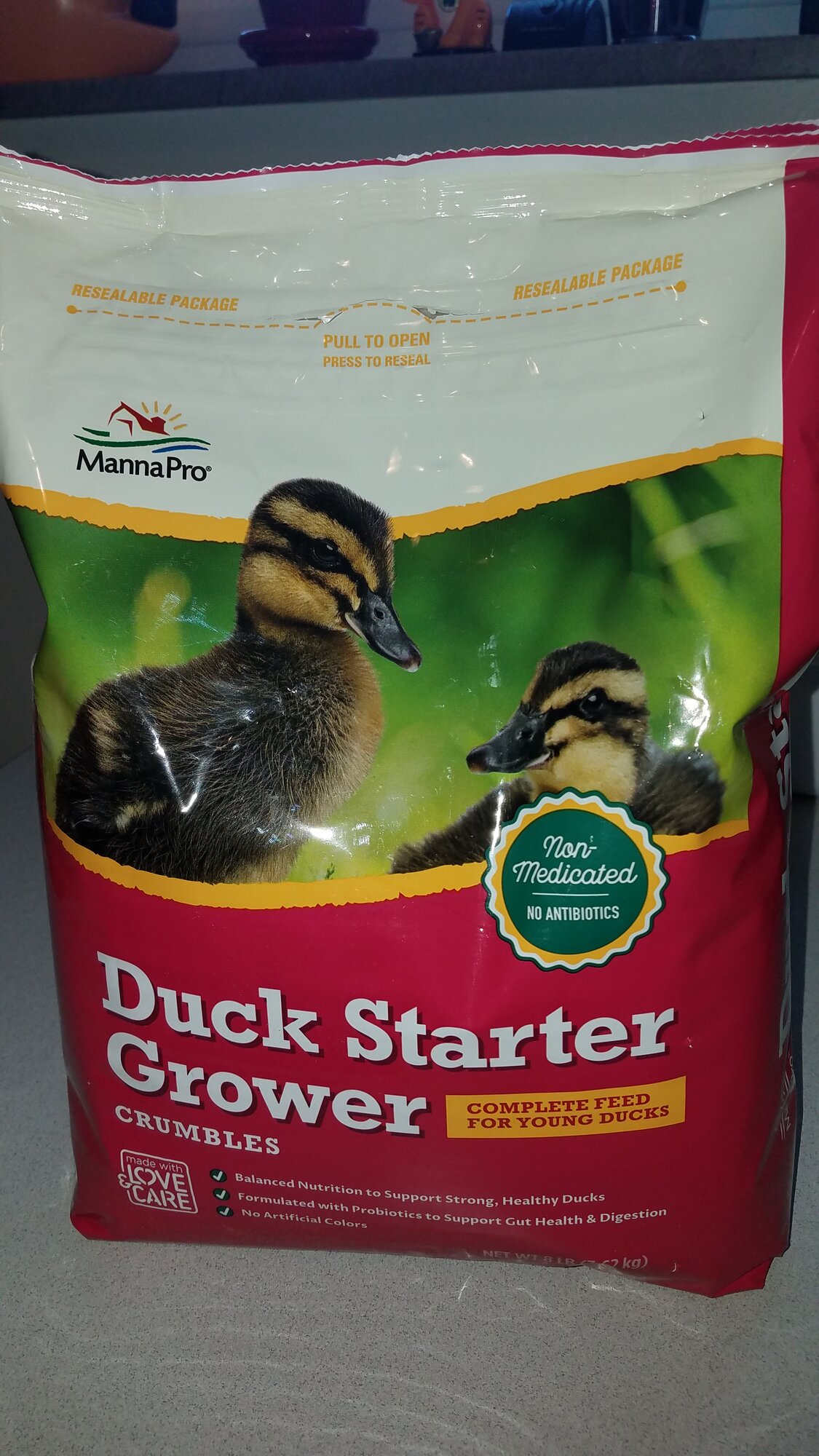 Duckling starter crumbles