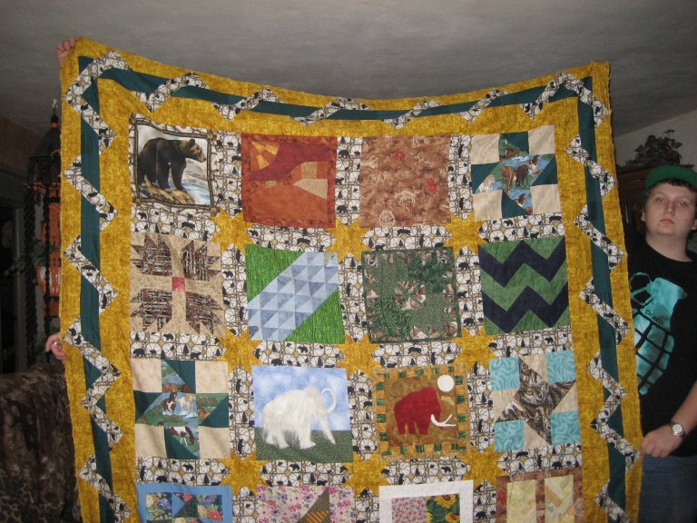 earths Children online quilt swap