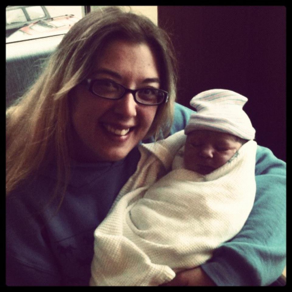 Emily Marie 2 hours old.