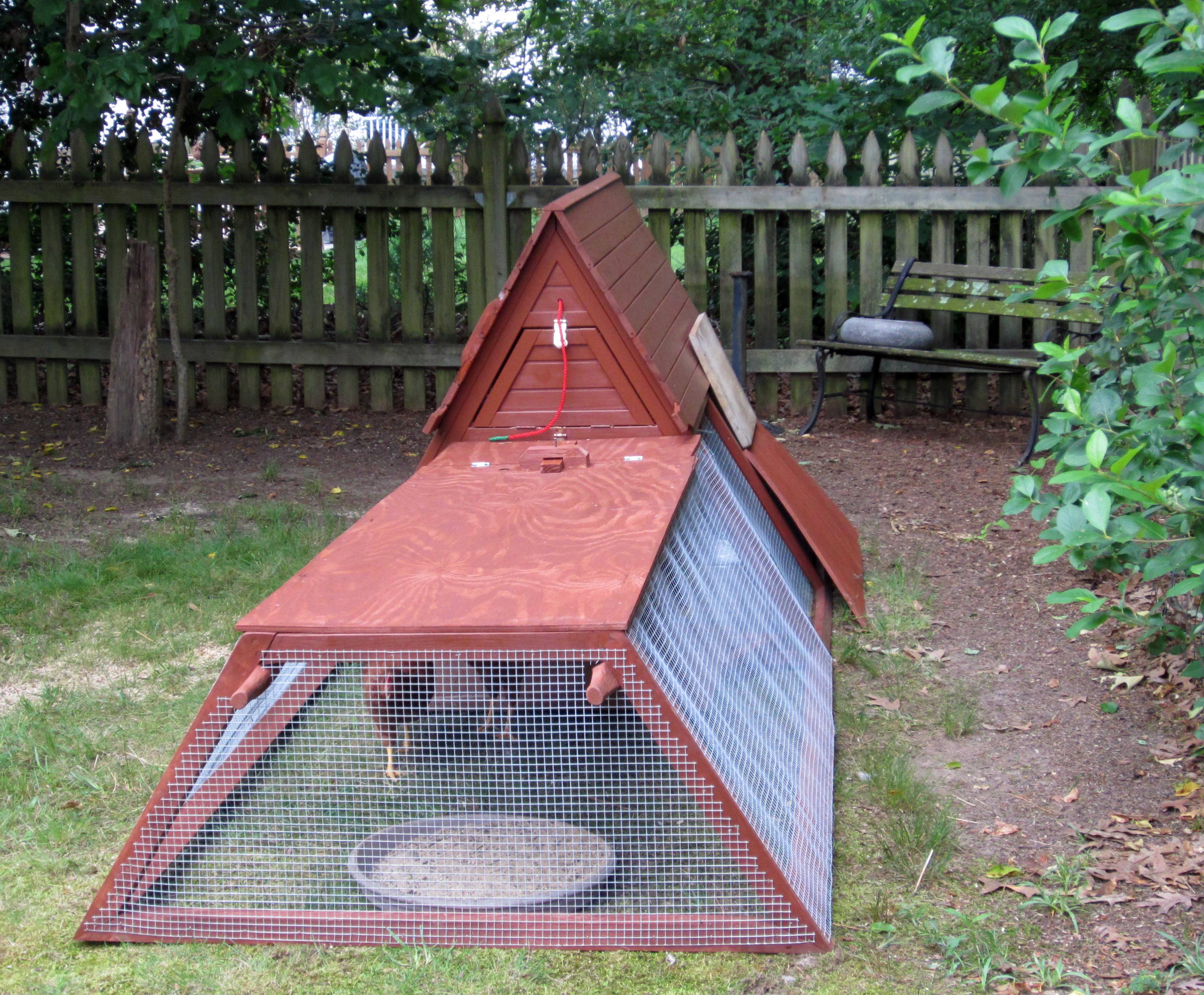 End view of coop and run.