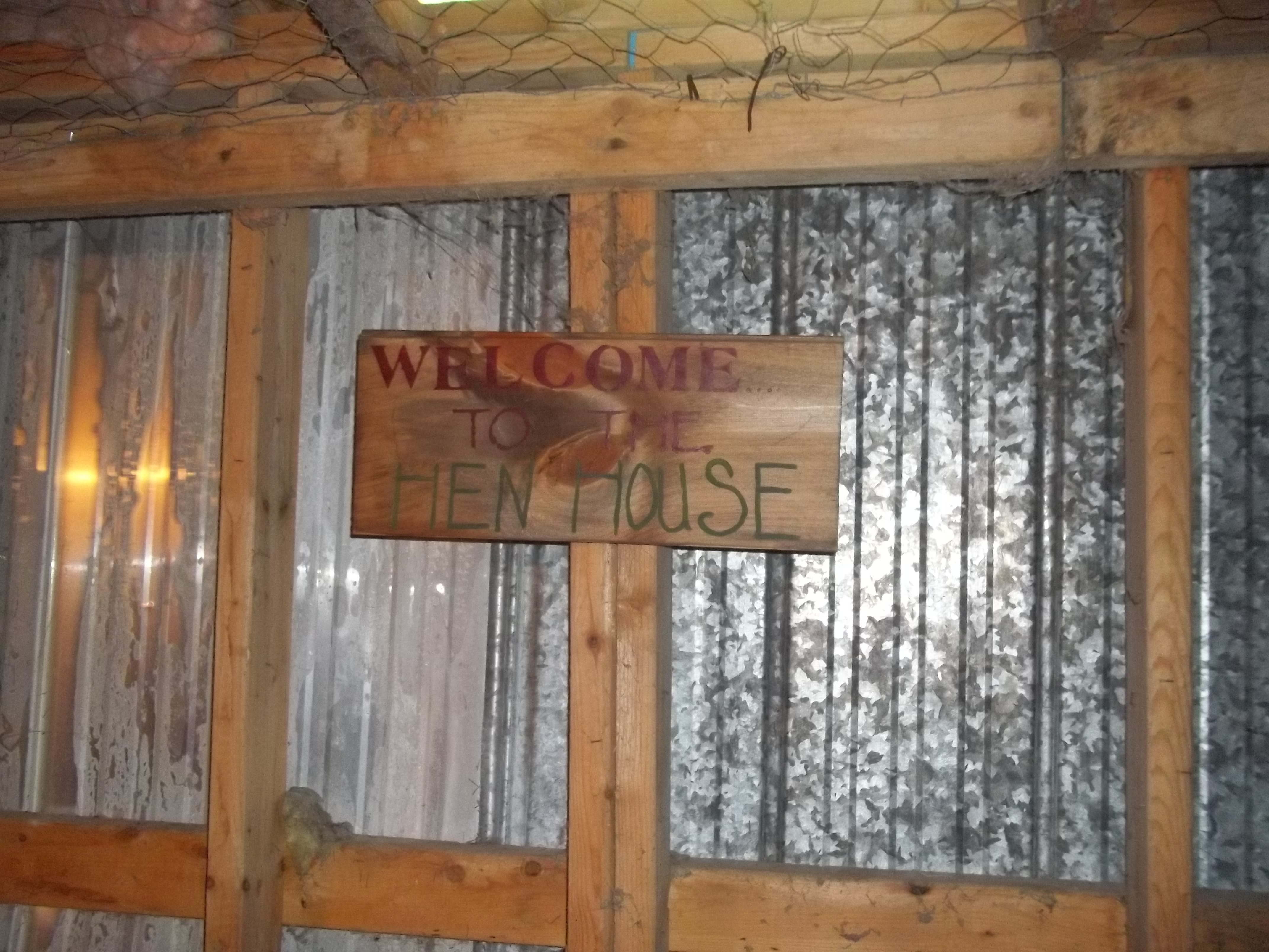 Every coop needs a sign!