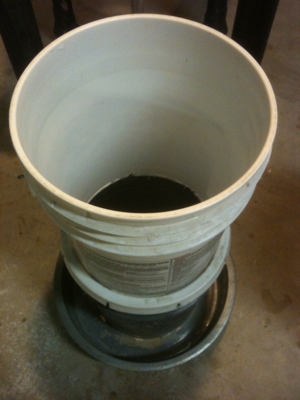 extension bucket just inside original bucket